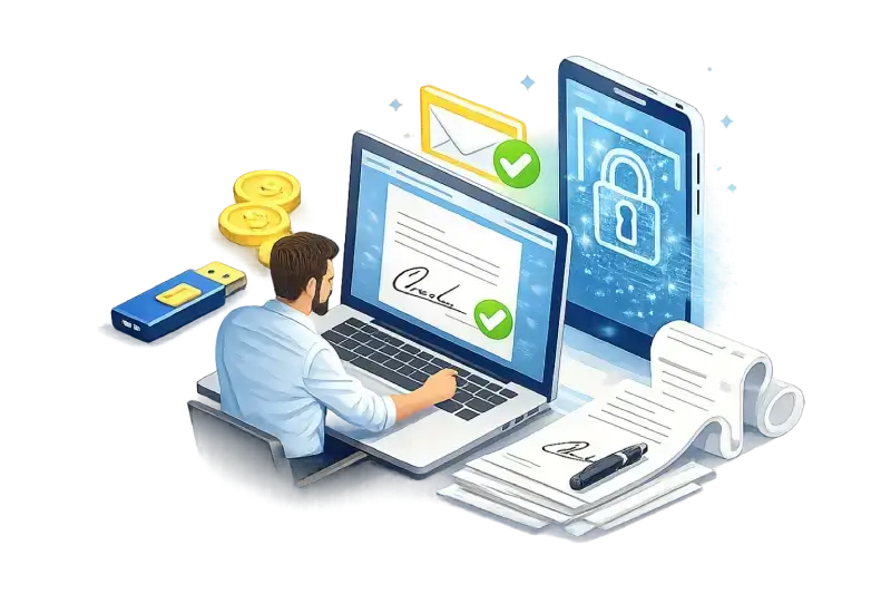 Cómo firmar un documento electrónico en Ecuador paso a paso